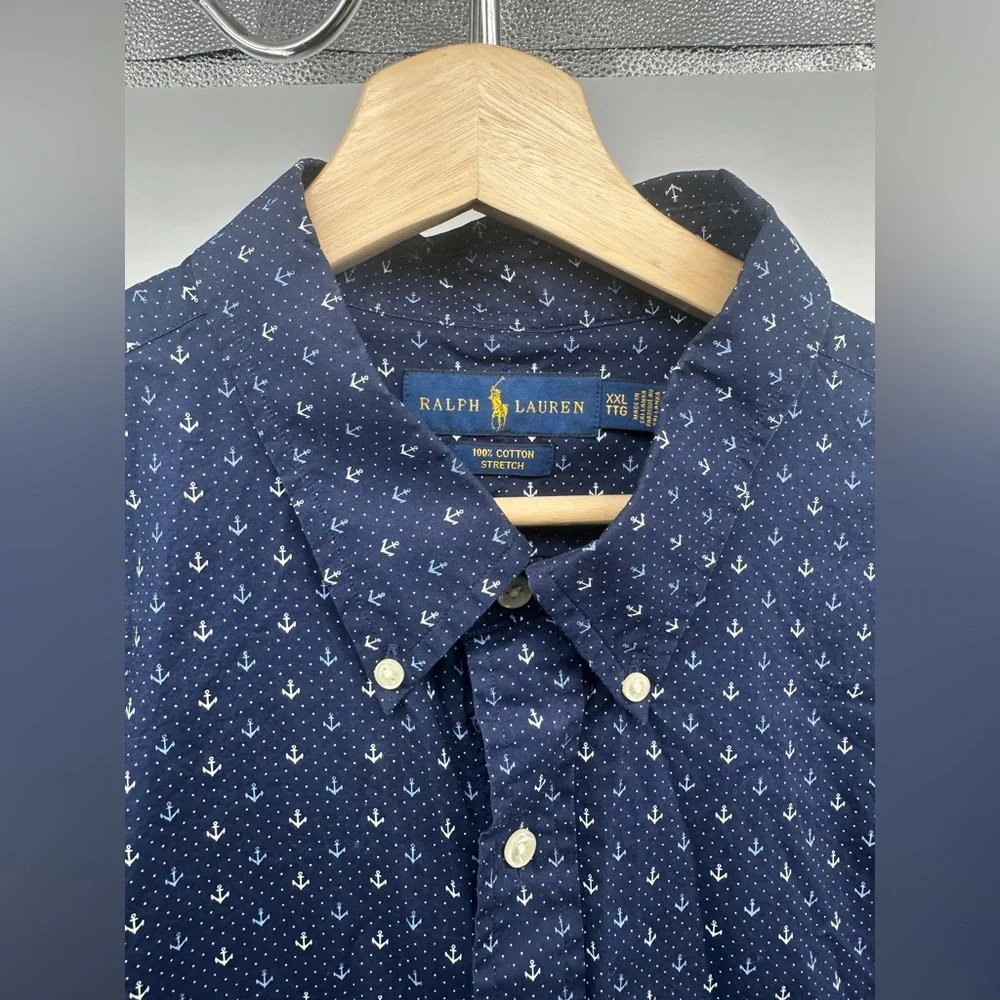 Polo Ralph Lauren nautical anchor dot long sleeve shirt